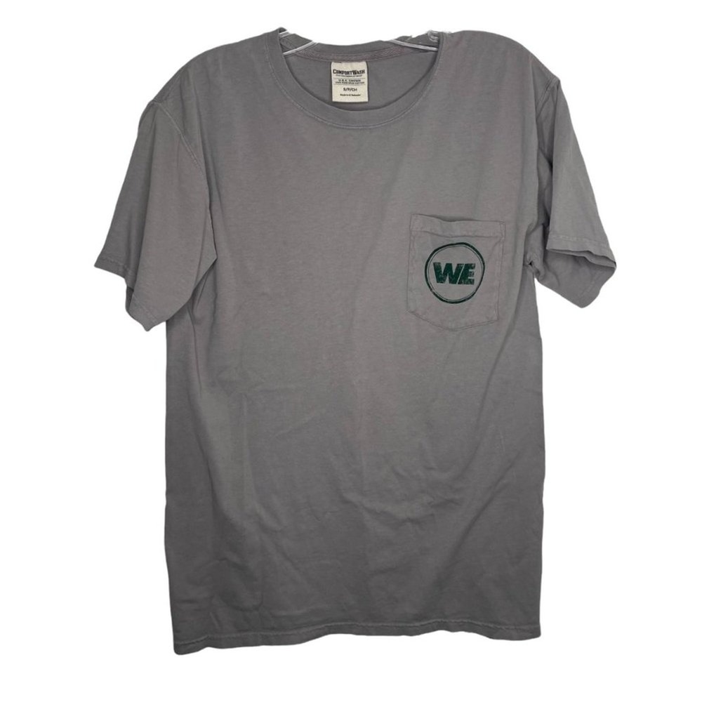 Comfort Wash Wellness Environment Vermont Pocket T-Shirt Gray Small